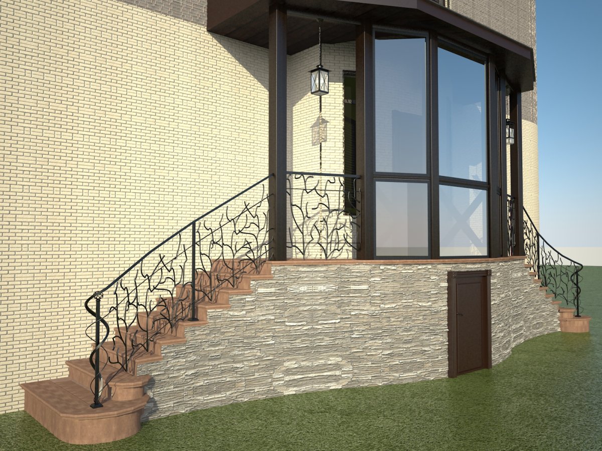 Красивое крыльцо