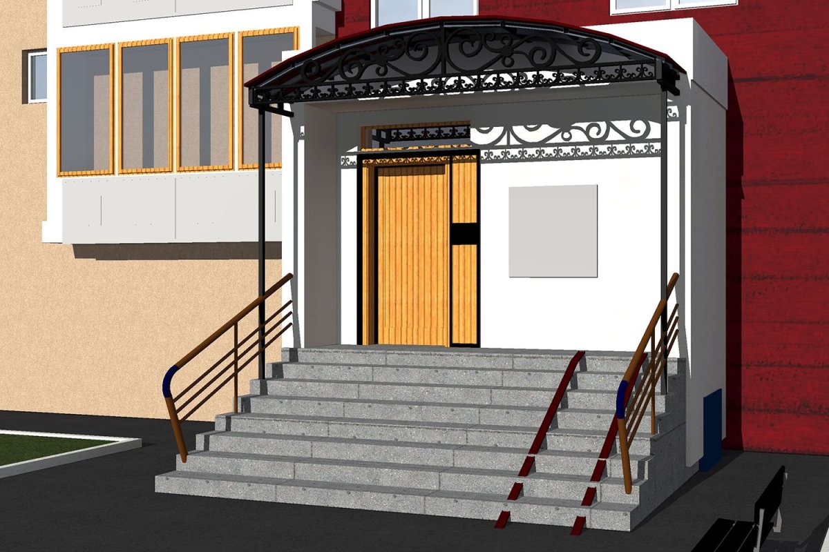 ЖК Алиа входная группа