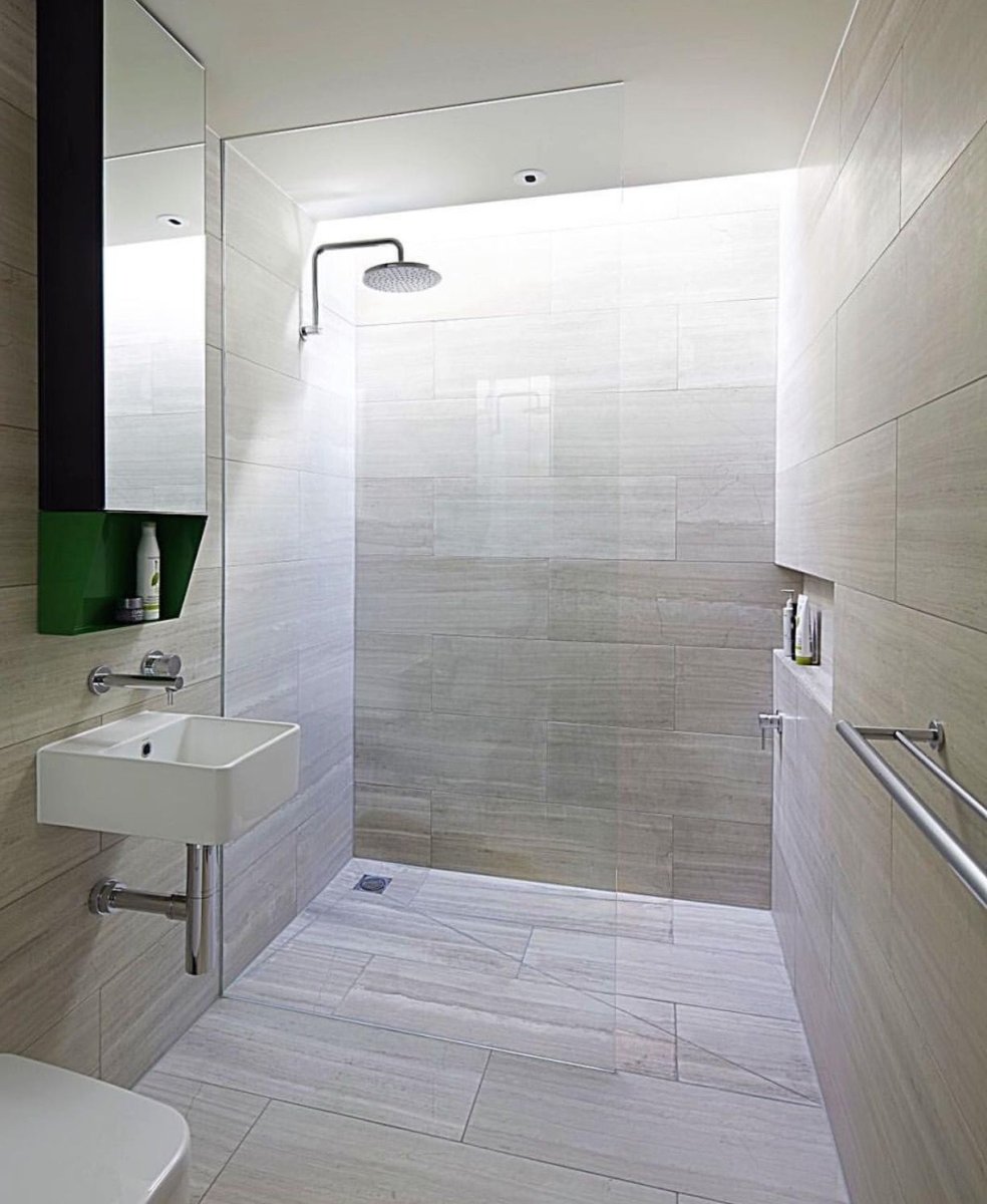 Ванна однотонная плитка