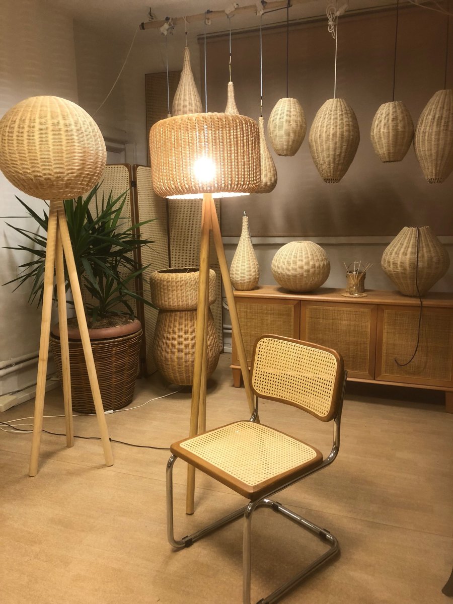 Декоративная перегородка из бамбука