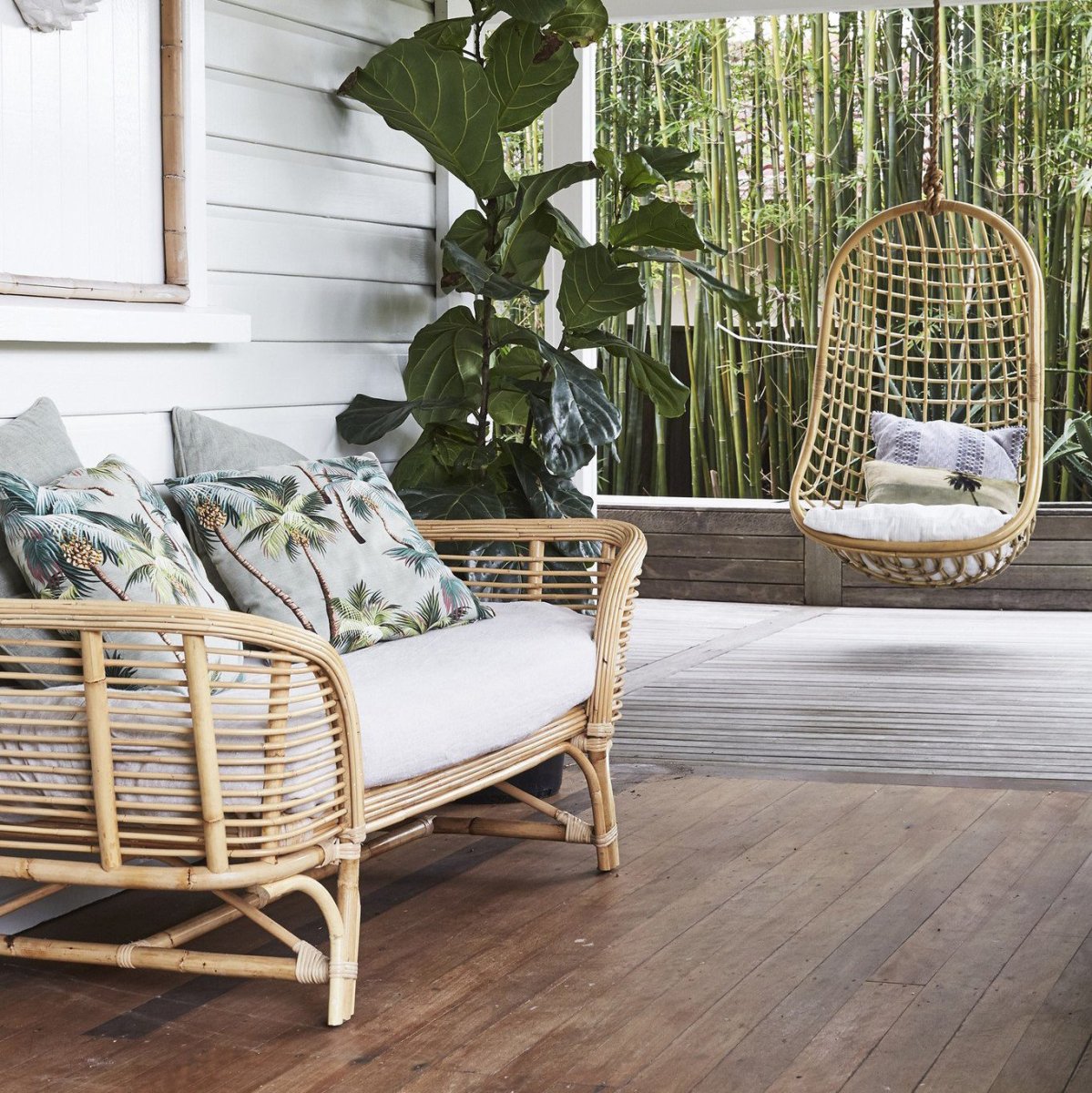 Бамбуковые шторы на дверь