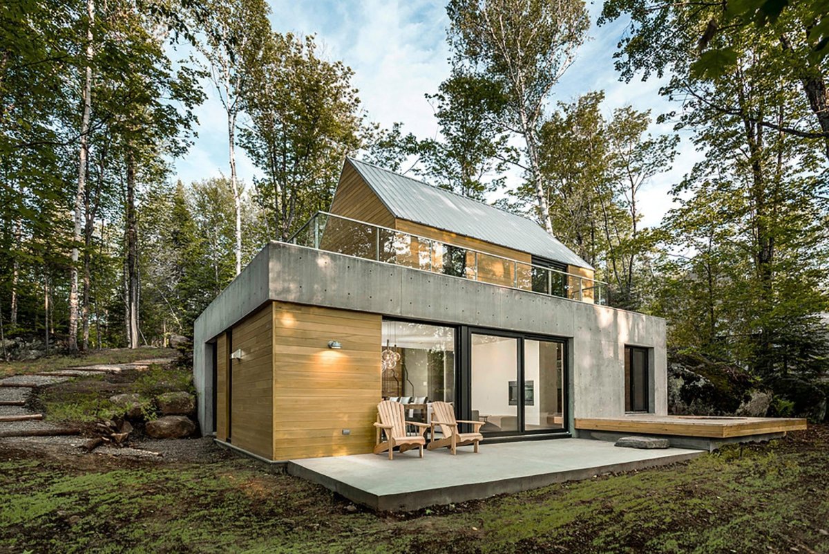 Барнхаус в лесу