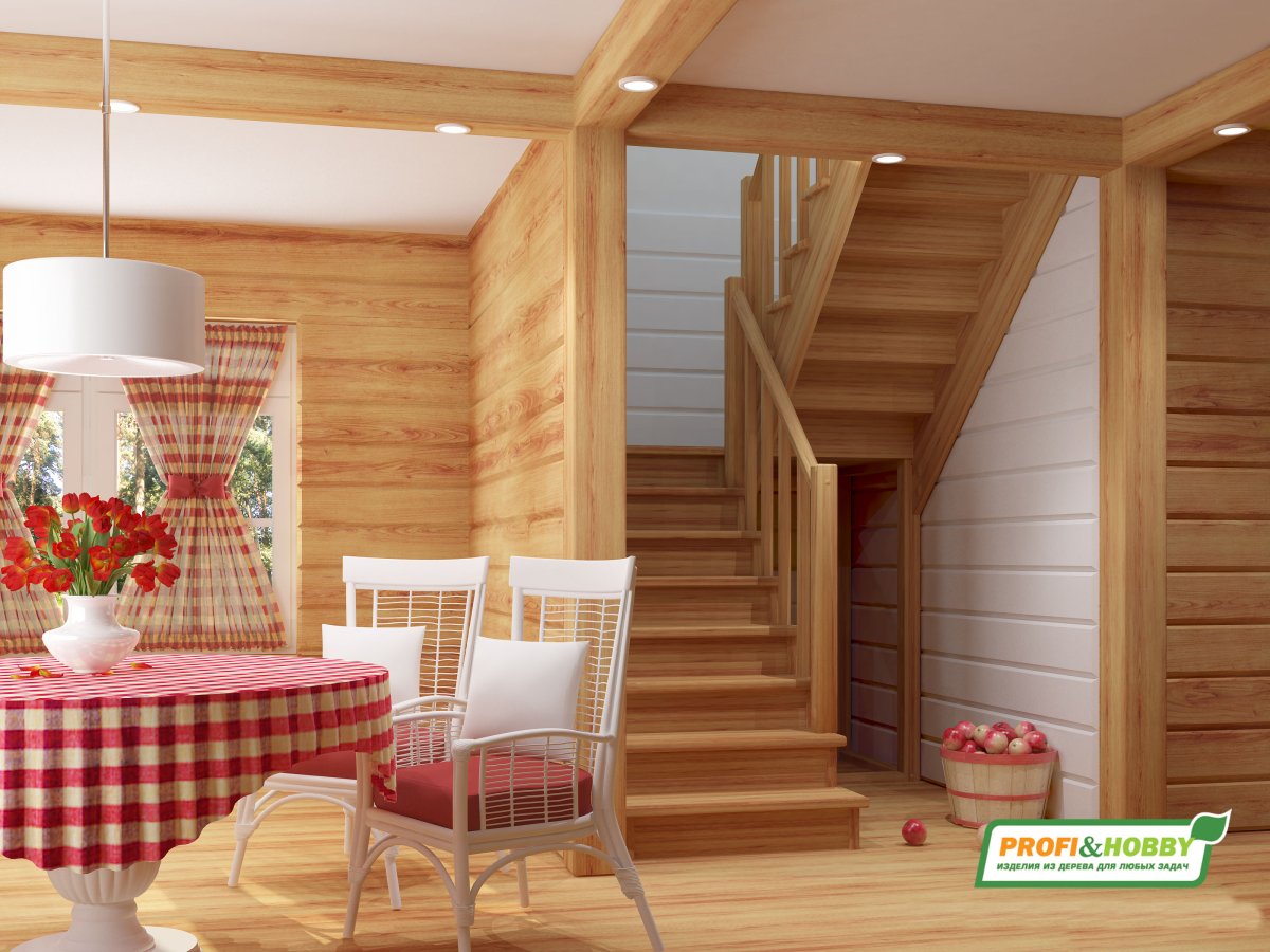 Лестница на второй этаж