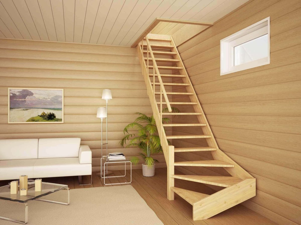 Рабочее место под лестницей