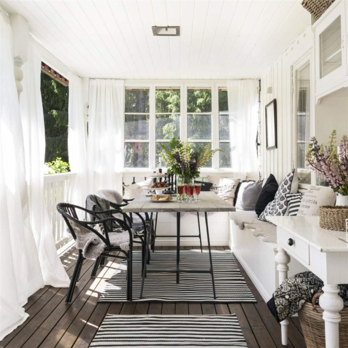 Интерьер веранды