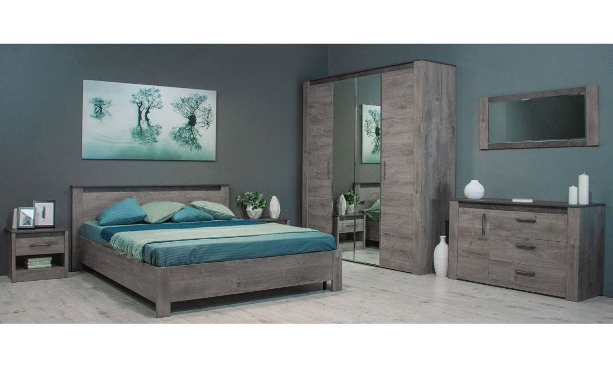 Мебель спальня дуб серый крафт