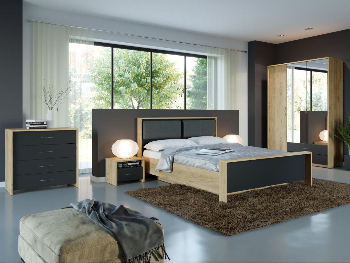 Спальный гарнитур Рандеву дуб оксид