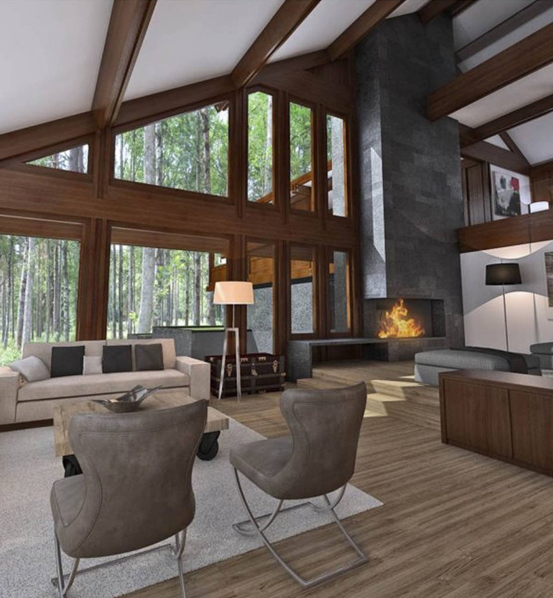 Интерьеры домов Pagano