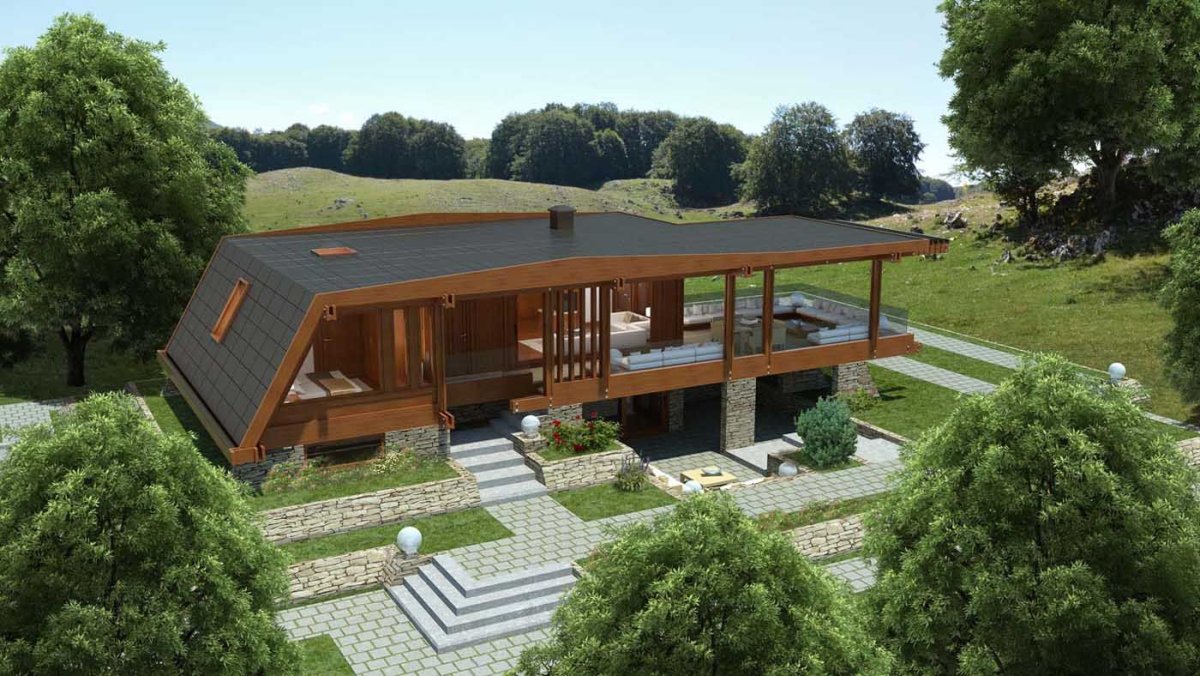 Итальянский фахверк Пагано