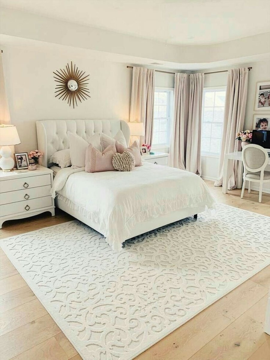 Ковры в интерьере спальни