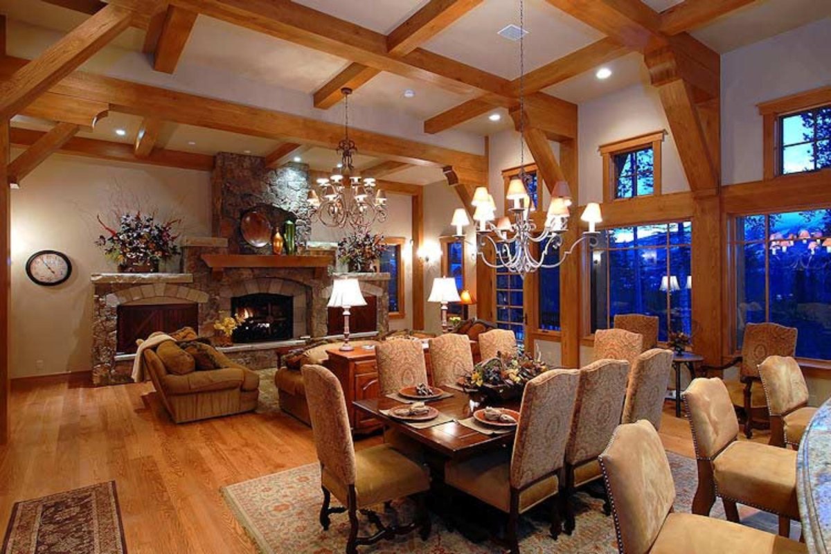 Сканди рустик интерьер