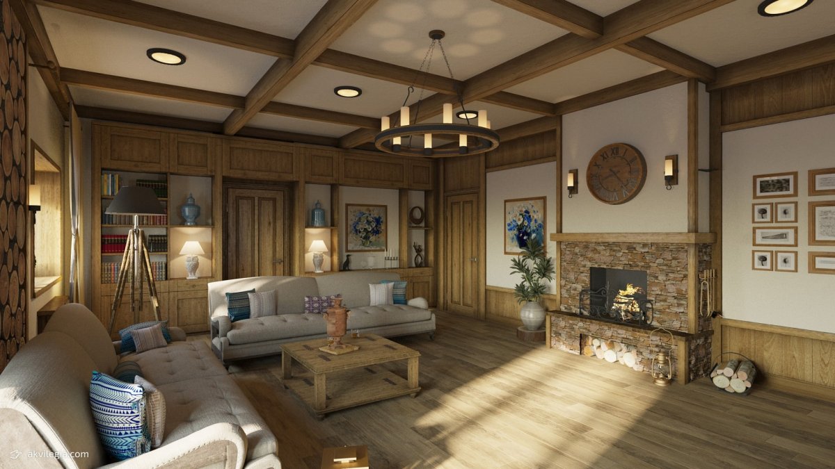 Люстры в стиле Шале