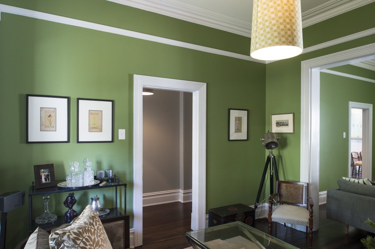 Оливковые стены