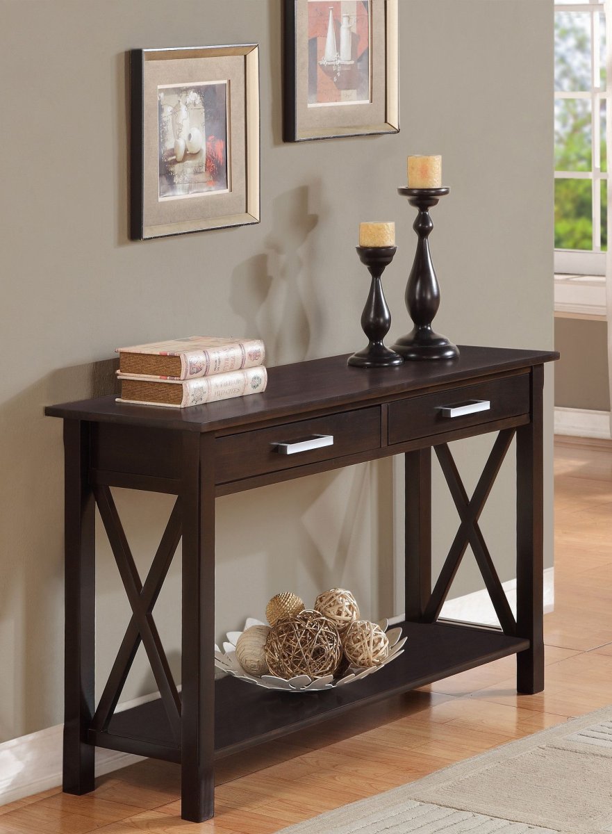 Стол-консоль Афина орех #80348558