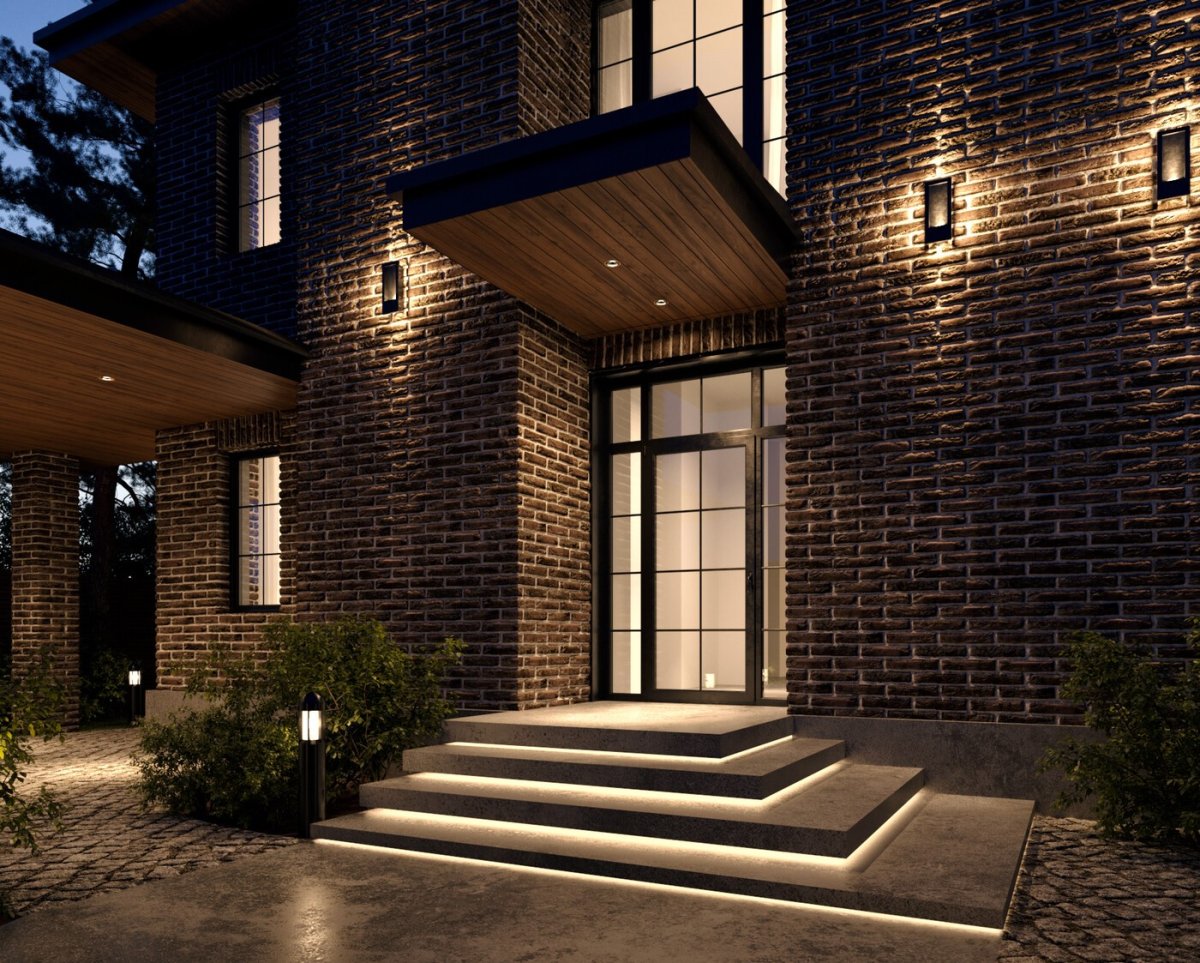 Крыльцо в современном стиле