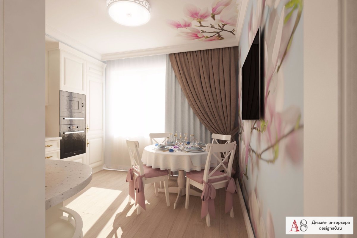 Дизайн однокомнатной квартиры 40