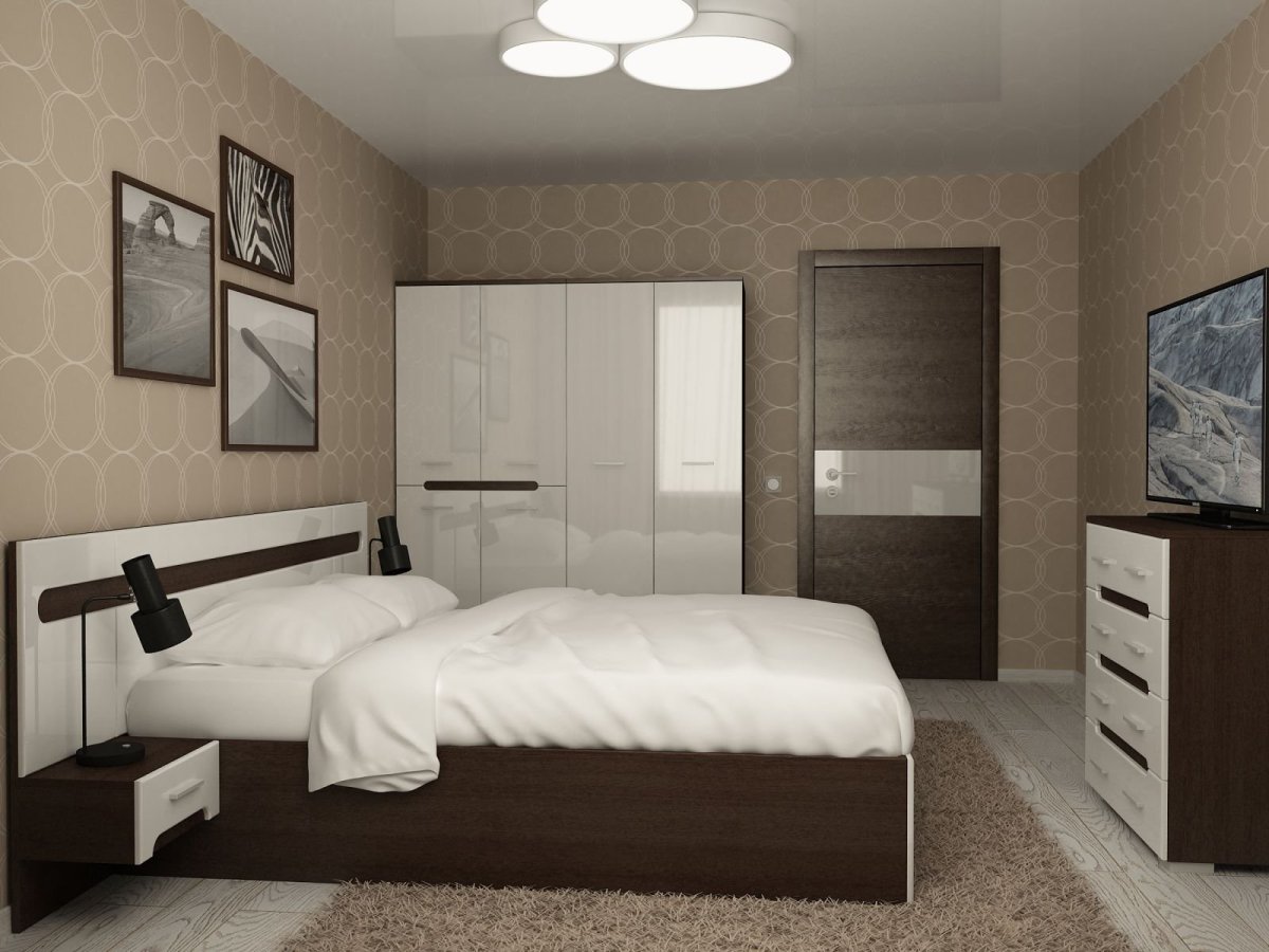 спальные гарнитуры с кроватью 1800