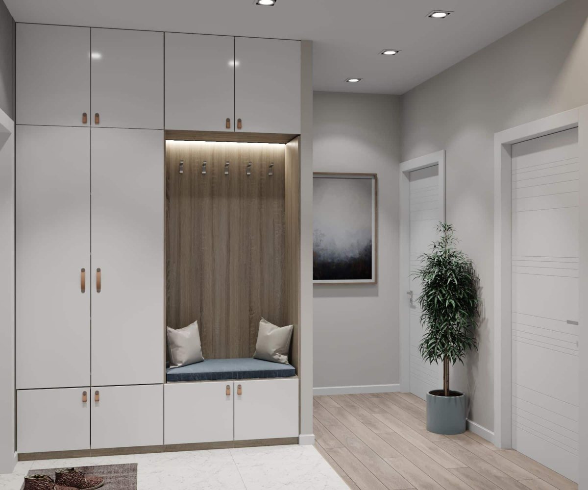 Шкаф в прихожую современная классика