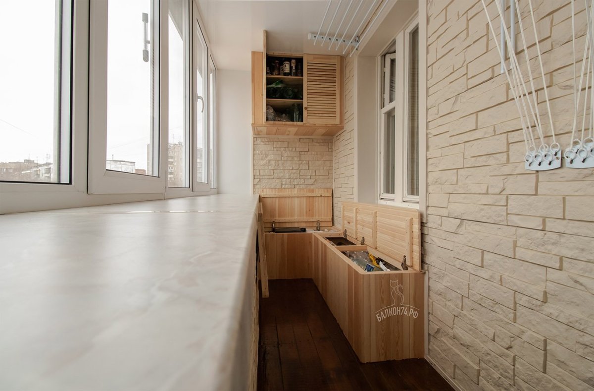 Покраска балкона