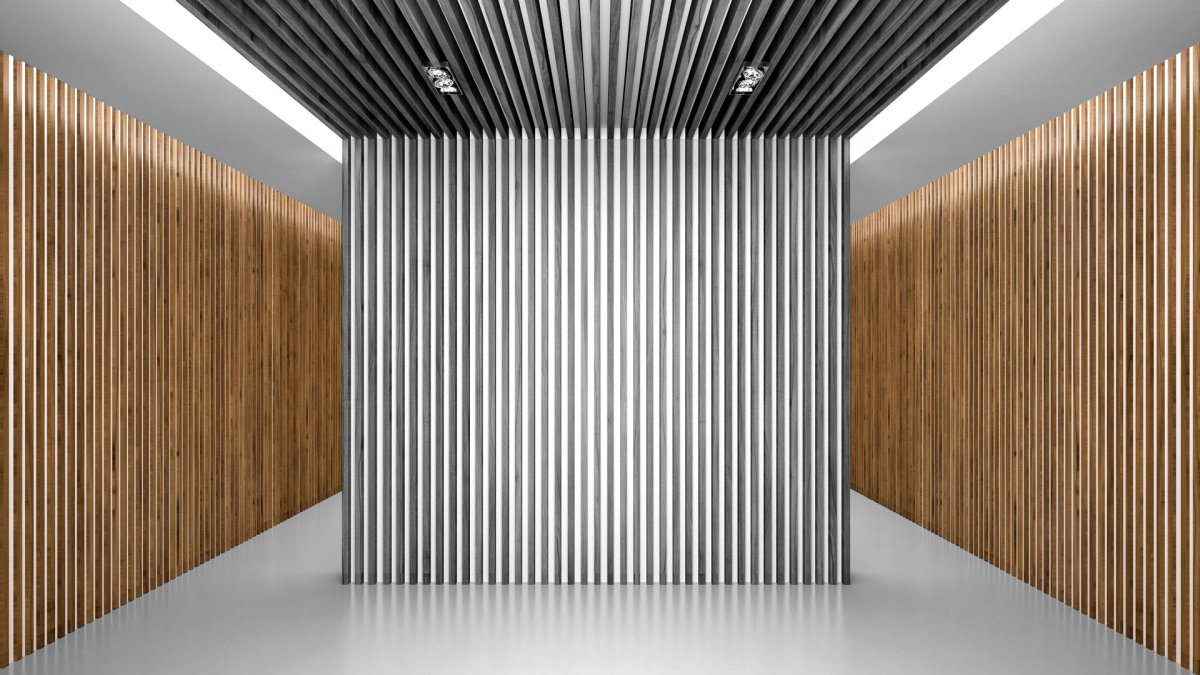 Деревянный потолок в ванной