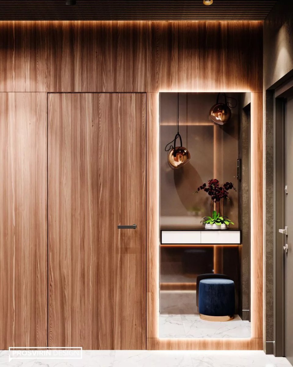 Панели в прихожую на стену