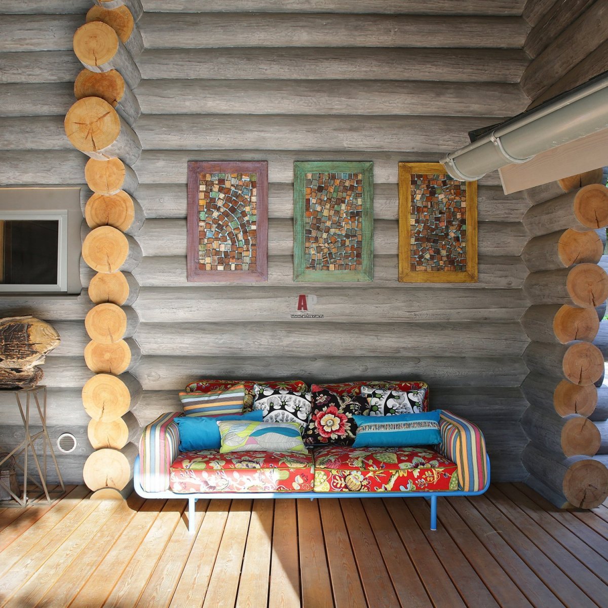 Летняя веранда в скандинавском стиле