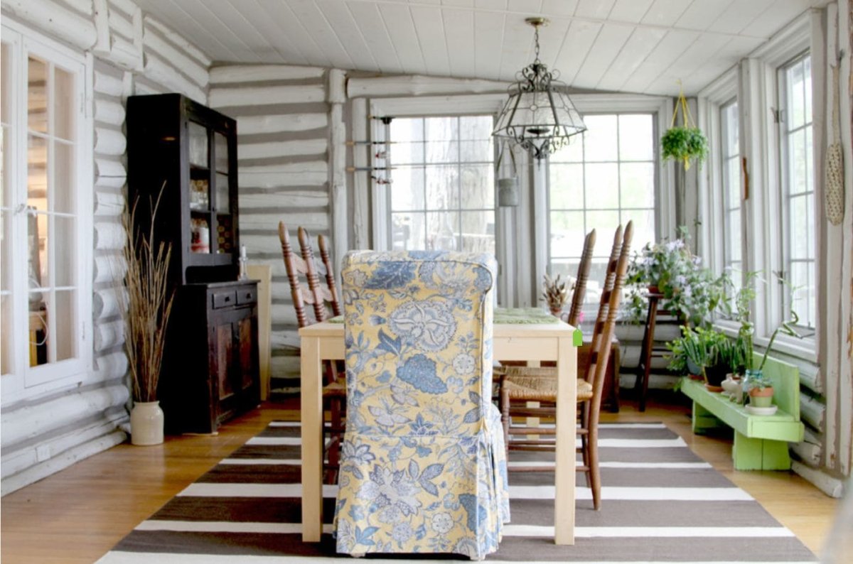 Веранда в деревенском стиле