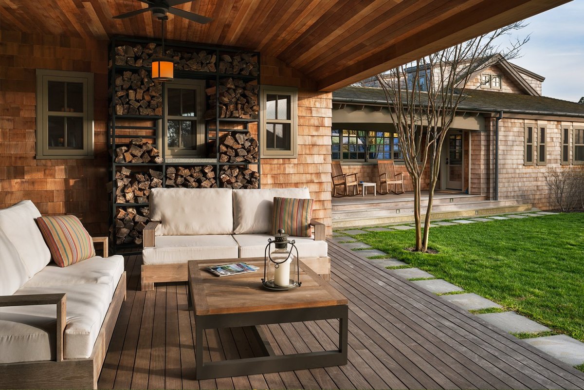 Дом из бревна интерьер