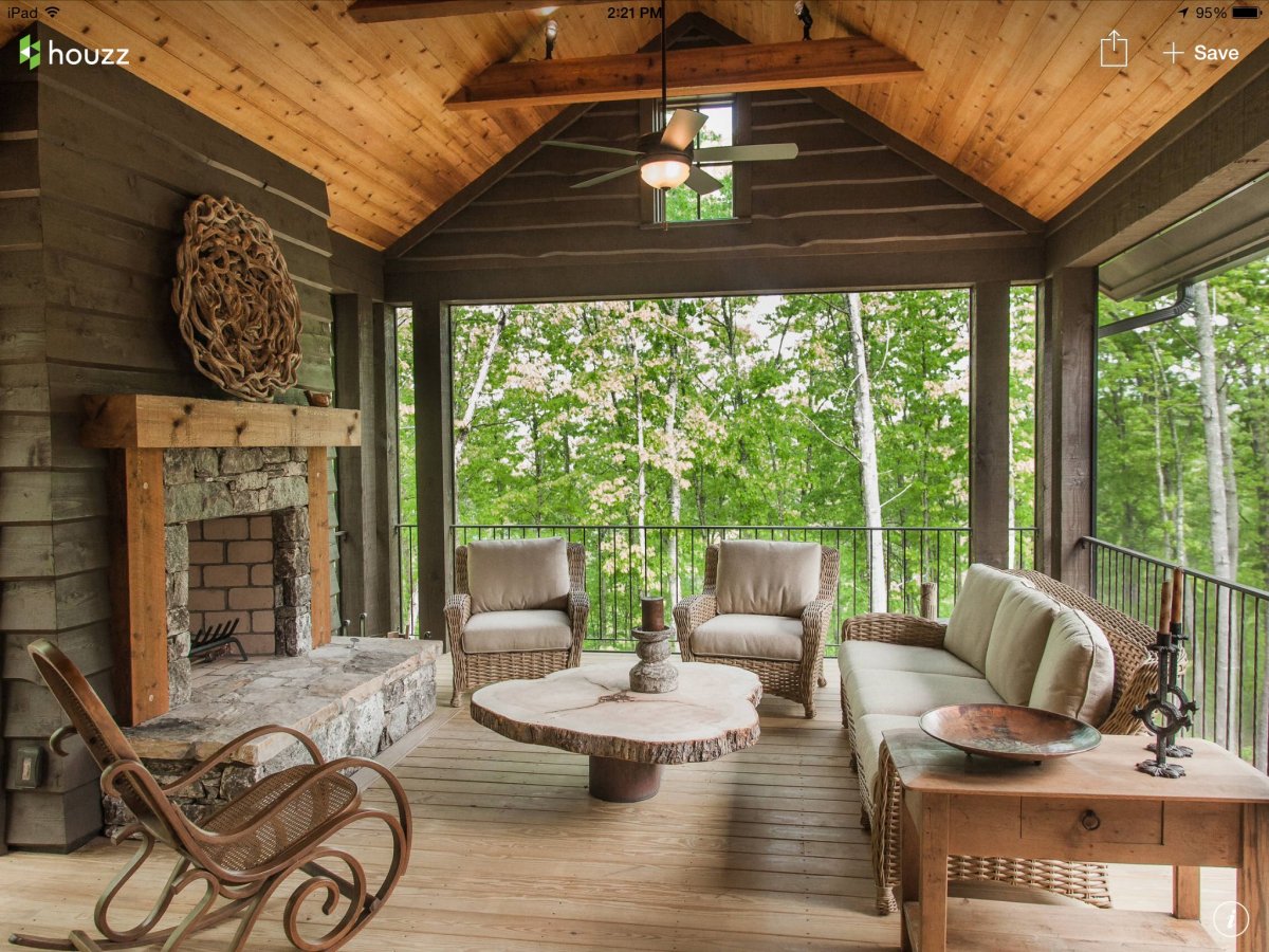 Веранда терраса фальшбалки