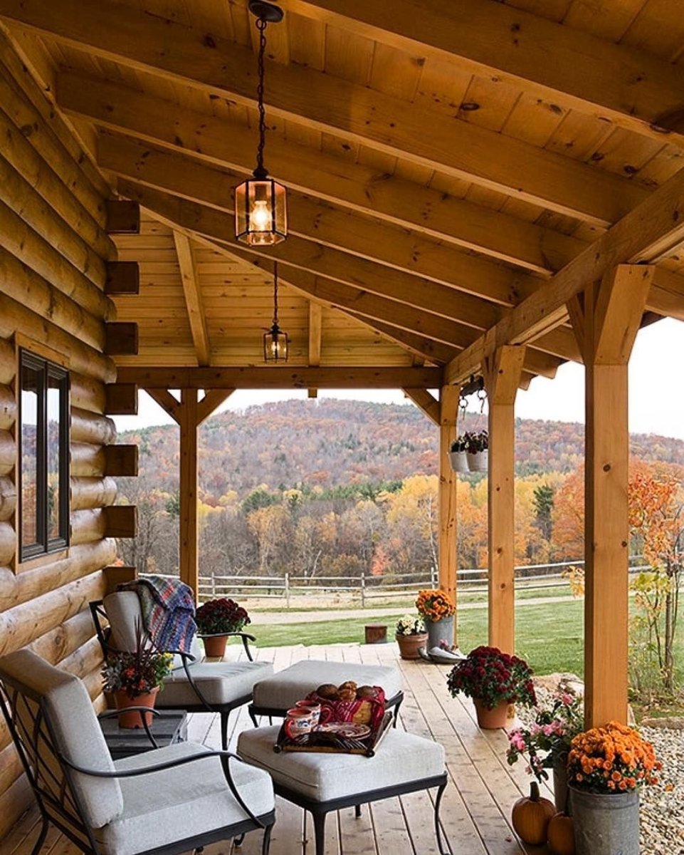 Деревянная веранда