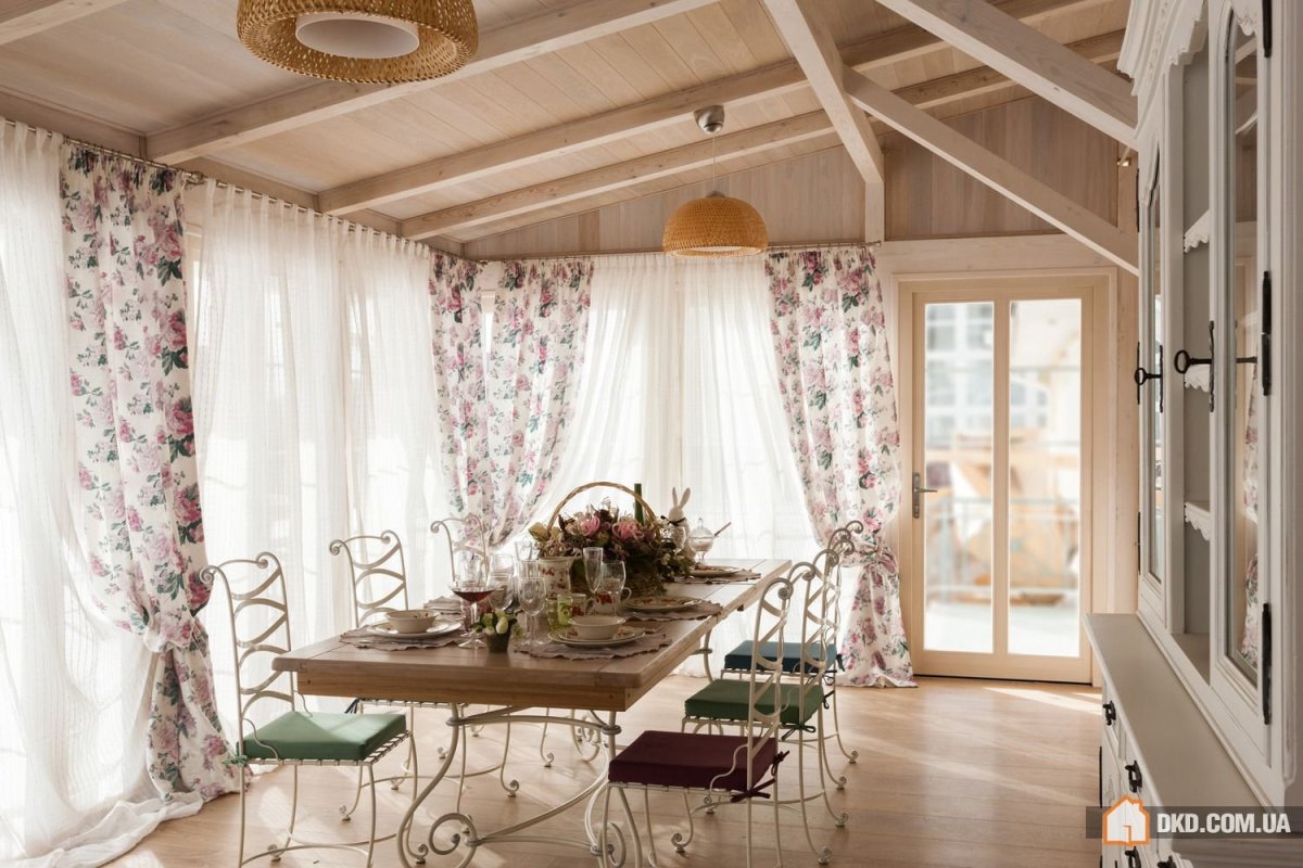 Садовый домик с верандой