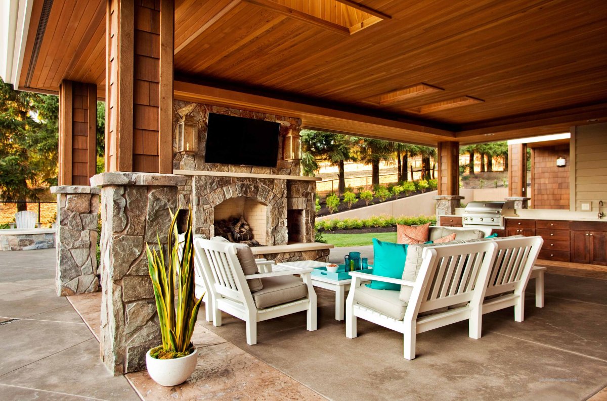 Стиль лофт веранда терраса