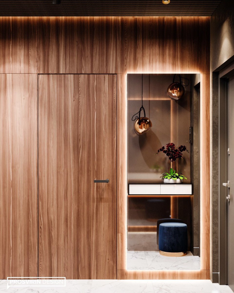 Панели в прихожую на стену