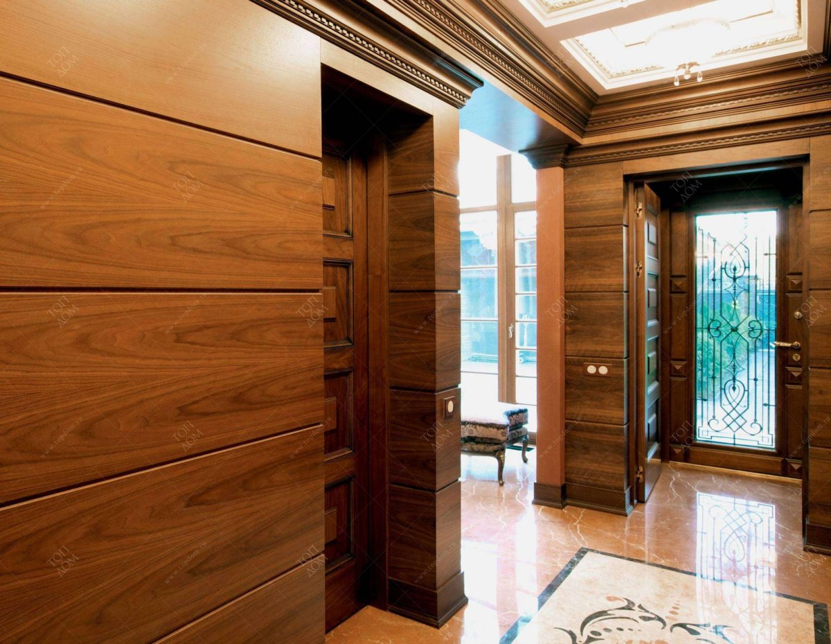 Экостиль в интерьере прихожей