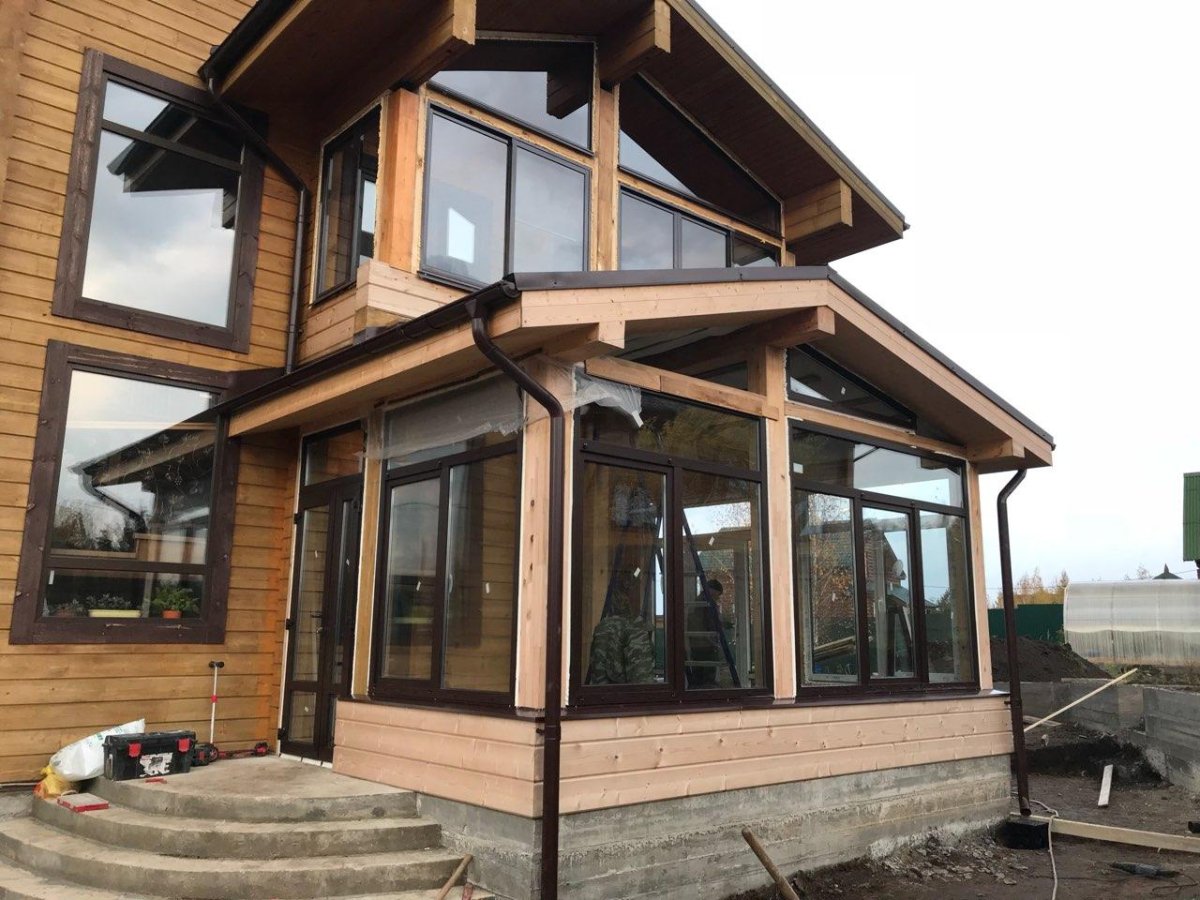 Палаццо остекление террасы