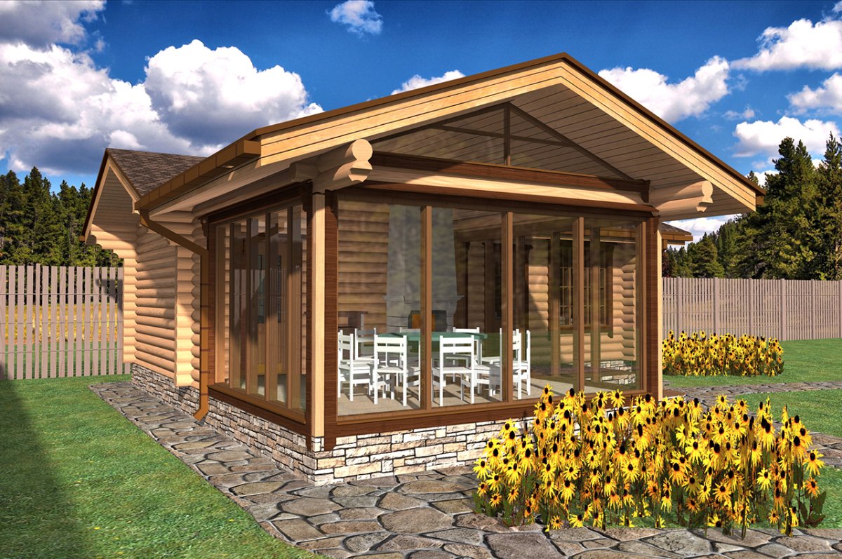 Безрамное остекление фахверка