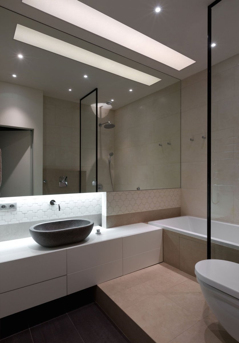 Ванная комната буквой г