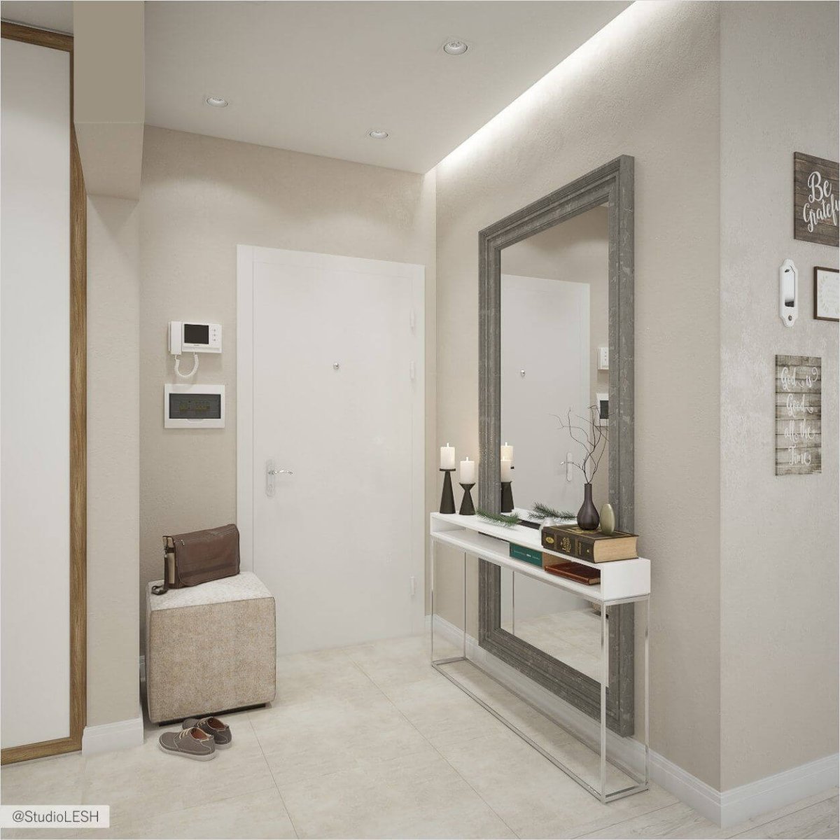 Современные зеркала в прихожую