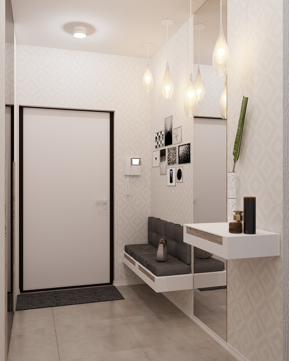 Стильные зеркала в прихожую