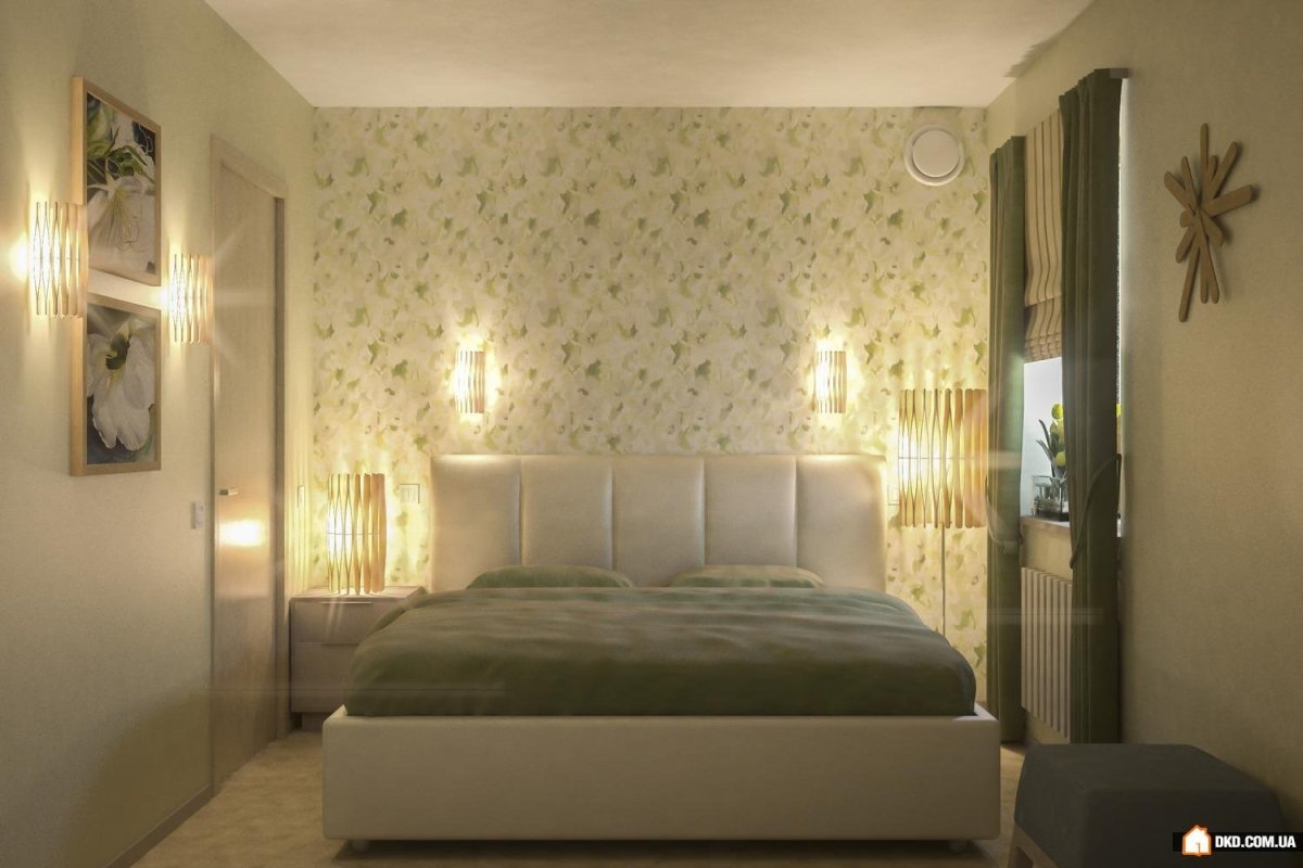 Светильники над кроватью