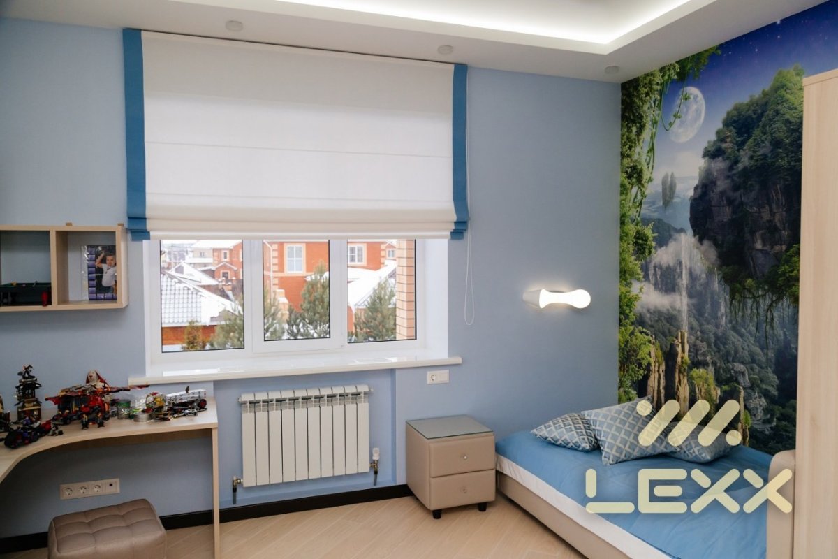 Римские шторы в детской комнате