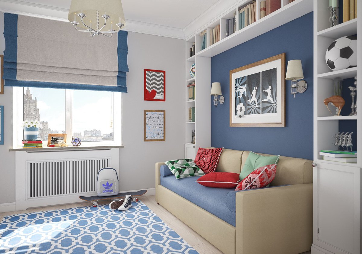 Римская штора в детскую мальчику