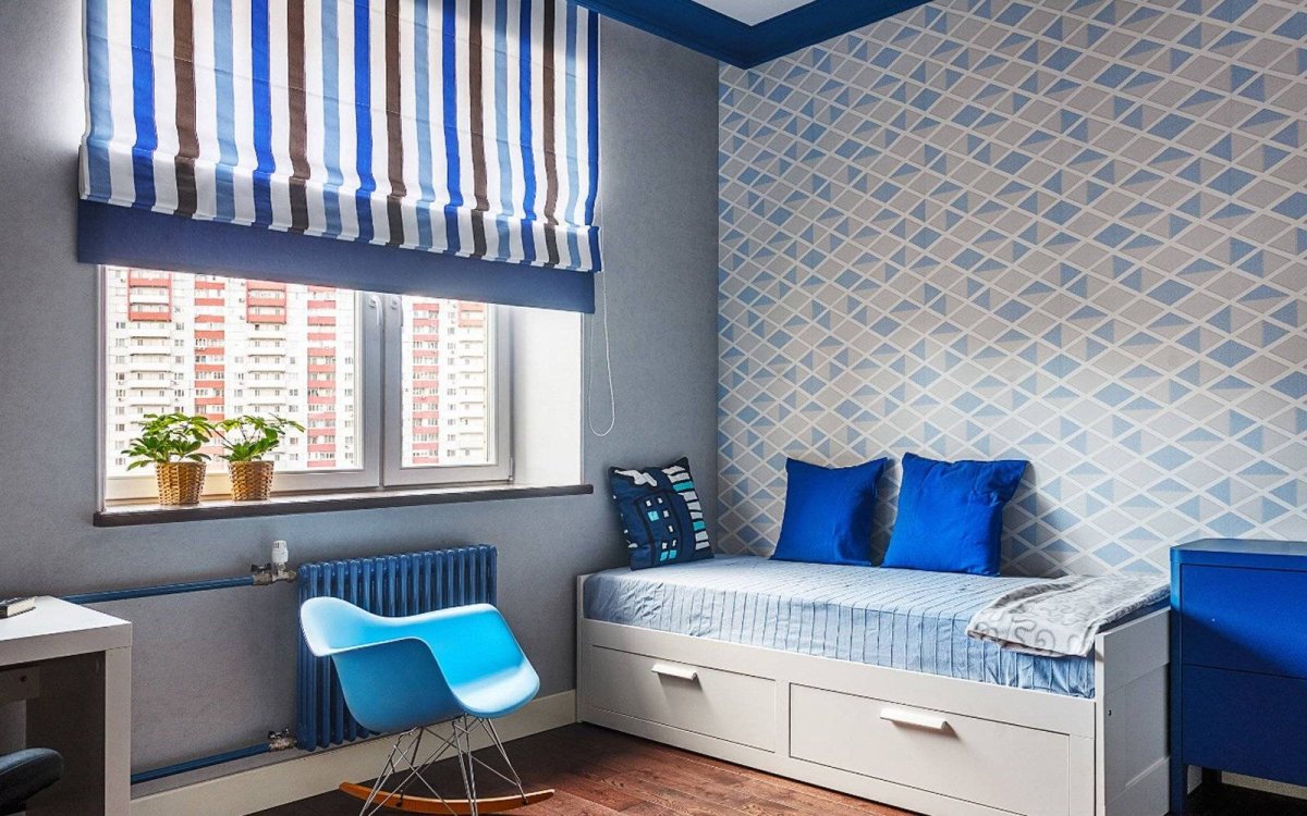 Шторы на окна для комнаты юноши