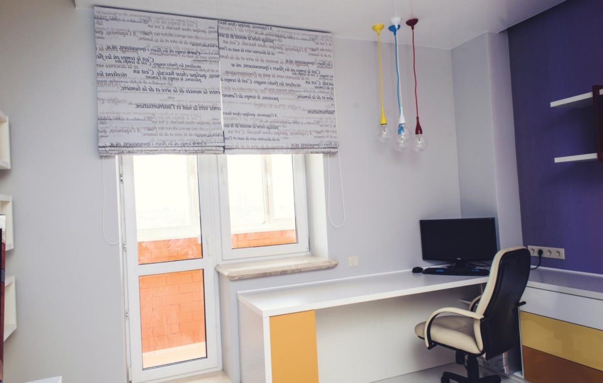 Римские шторы в подростковую комнату для парня