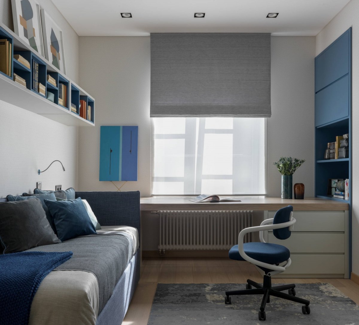 Римская штора в комнату мальчика