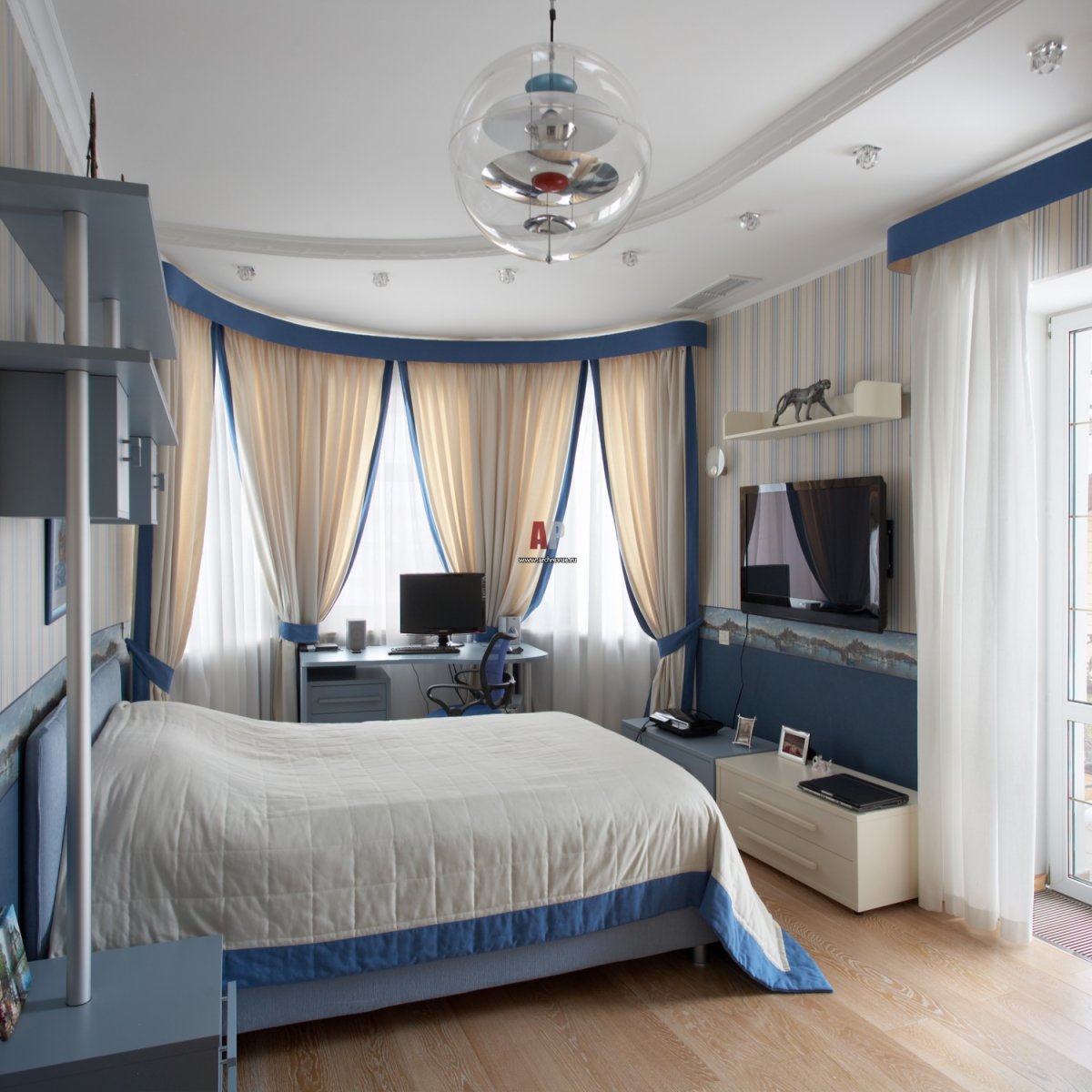 Римские шторы в спальню подростка девочки