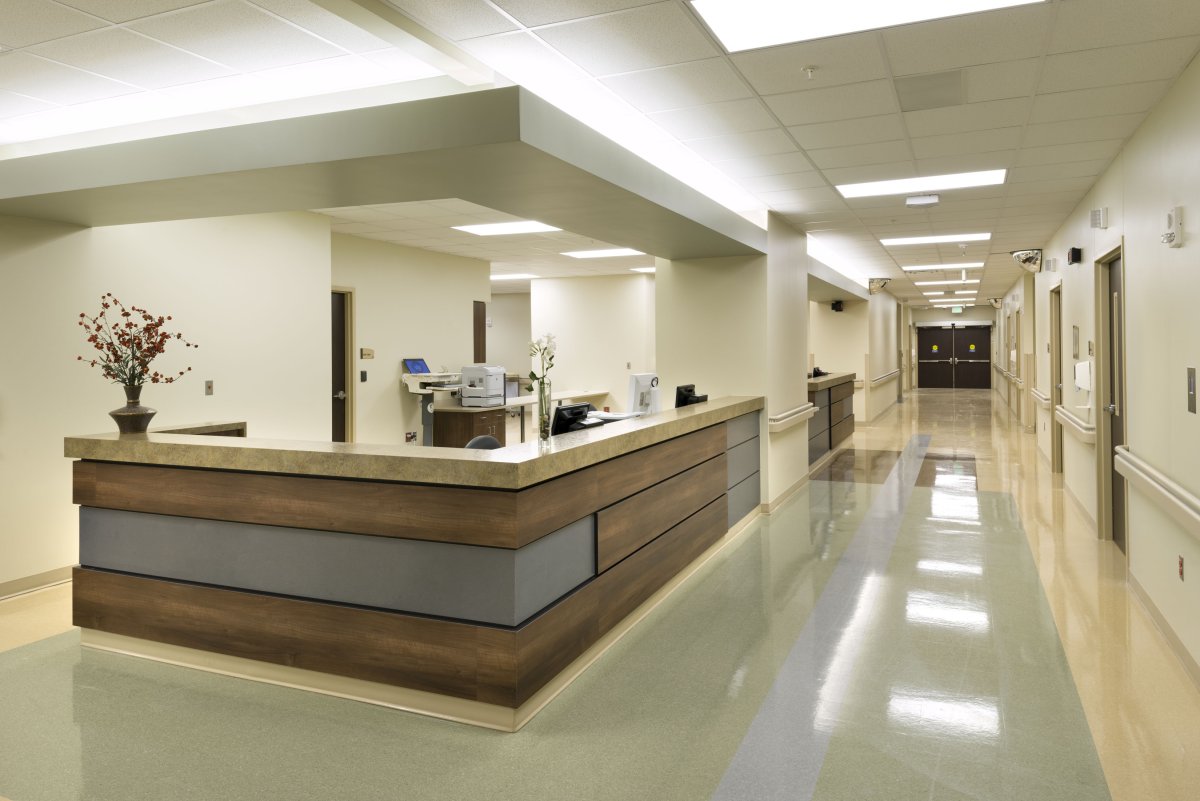 Ресепшен в больнице