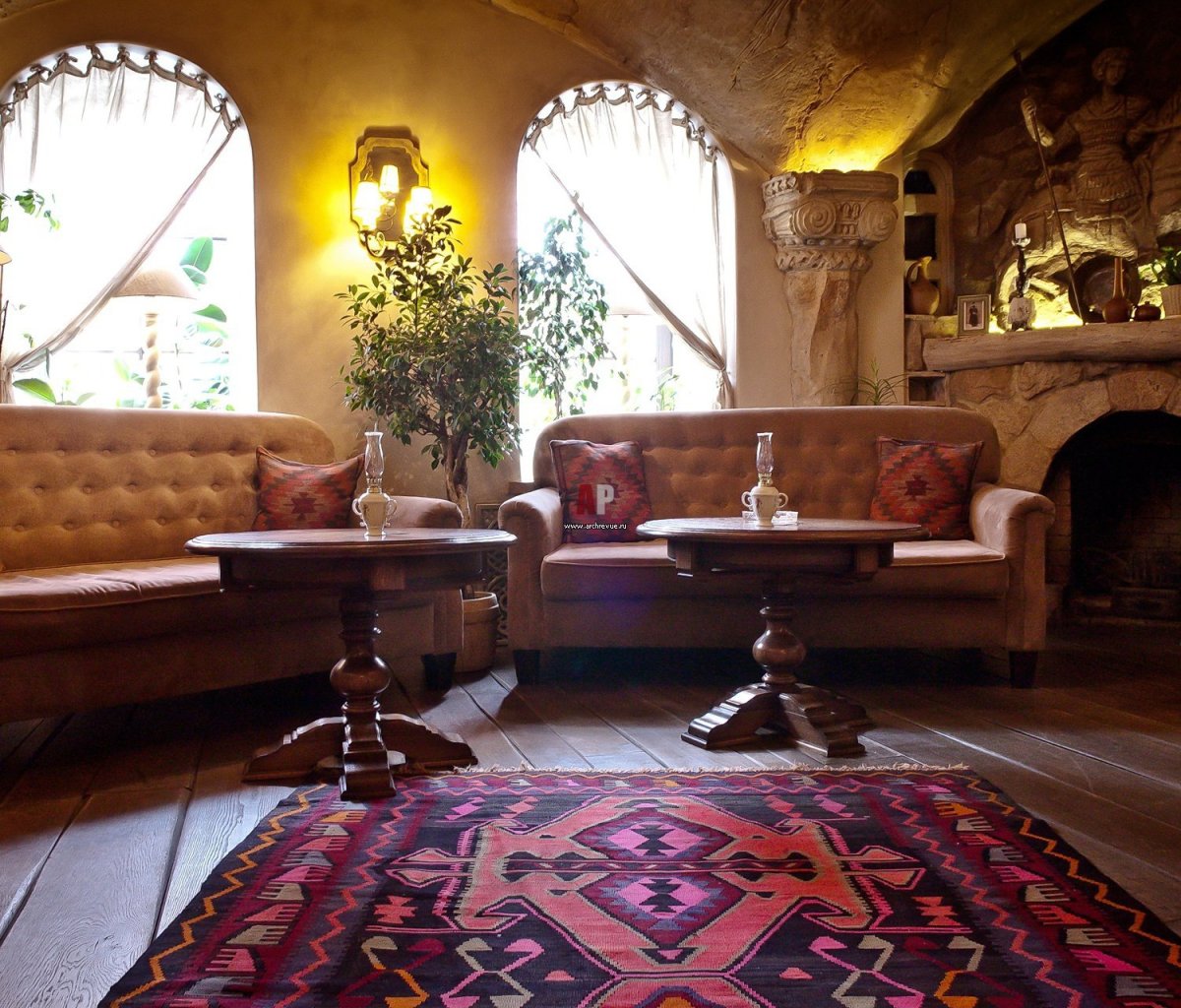 Интерьер грузинского ресторана