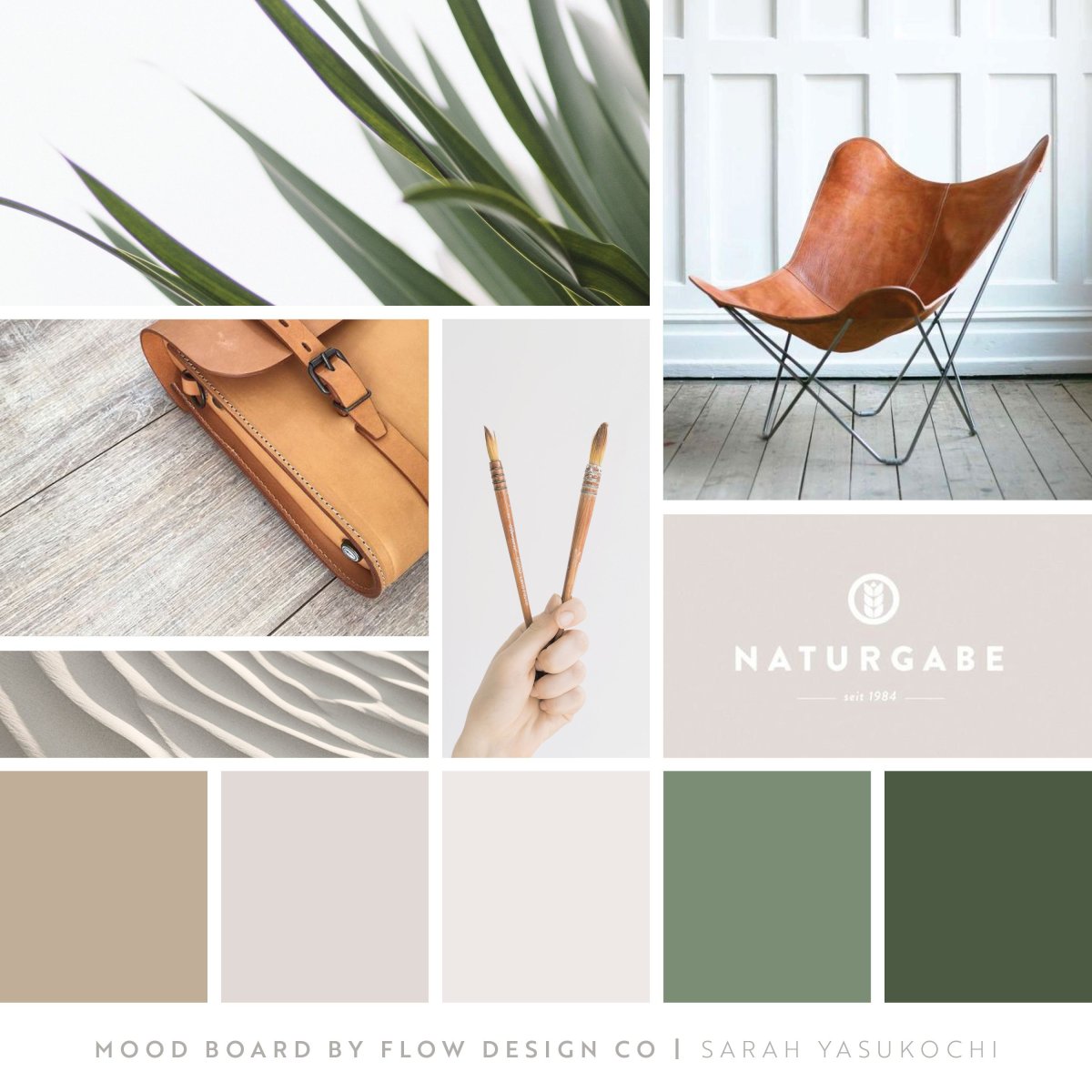 Мудборд палитра