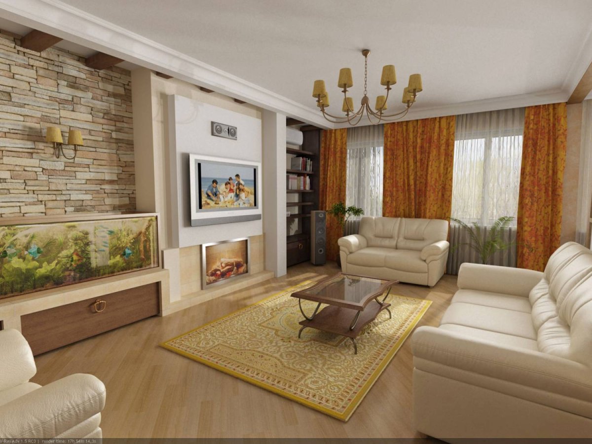 Обустройство гостиной в квартире